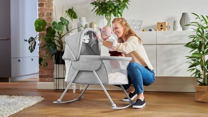 Kinderkraft Postýlka dětská 3v1 Lovi Beige