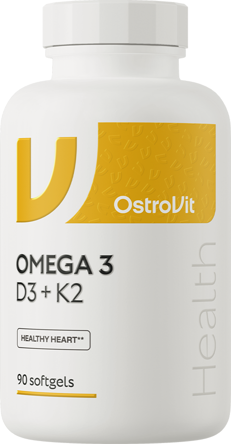 OstroVit Omega 3 D3 + K2 90 kapslí