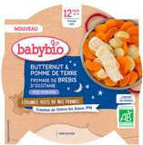Babybio Brambory, máslová dýně a ovčí sýr 230 g