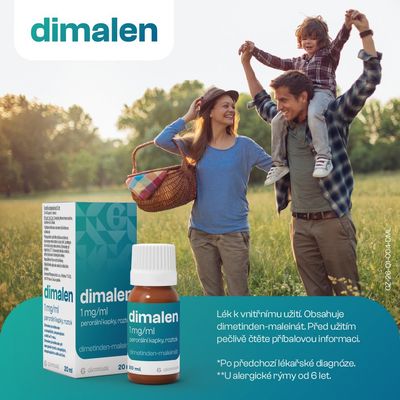Dimalen 1 mg/ml perorální kapky, roztok 20 ml
