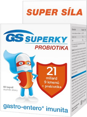 GS Superky probiotika 60 kapslí