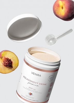 Venira PREMIUM kolagenový drink pro vlasy, nehty a pleť, ledový broskvový čaj 324 g
