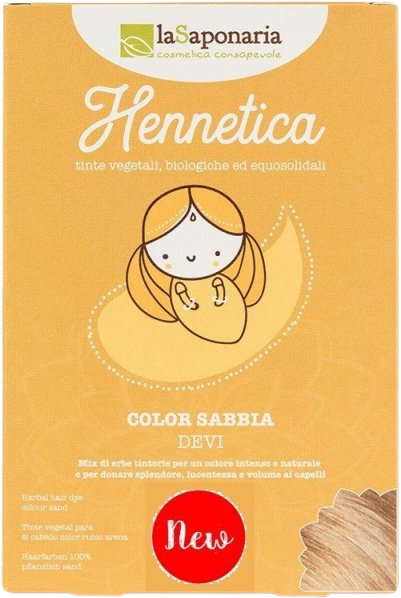 laSaponaria Přírodní barva na vlasy Devi BIO - písek 100 g