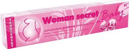 Woman Secret Těhotenský test  BABY proužkový 2v1 2 ks