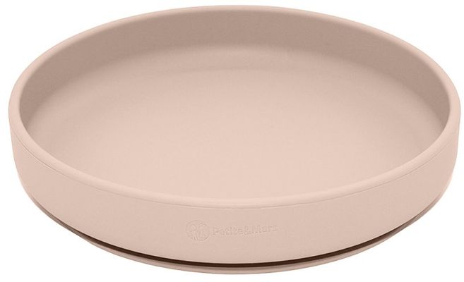 Petite&Mars Set jídelní silikonový TAKE&MATCH Desert Sand 6m+ 3 ks