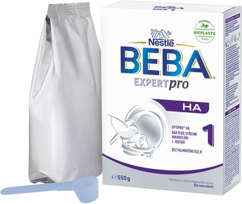 Nestlé Beba Expertpro HA 1, kojenecká výživa, od narození, 550 g