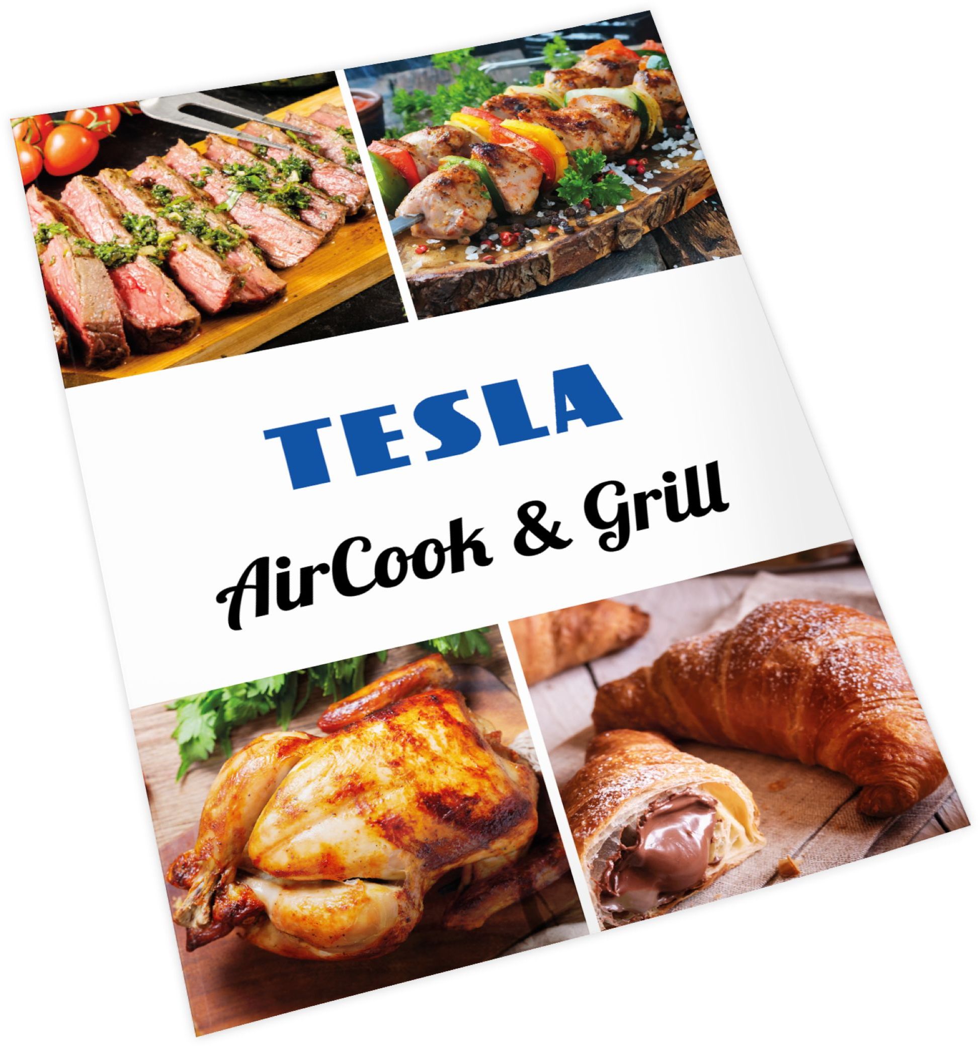 Tesla AirCook & Grill QG800 WiFi - multifunkční digitální horkovzdušná fritéza s grilem