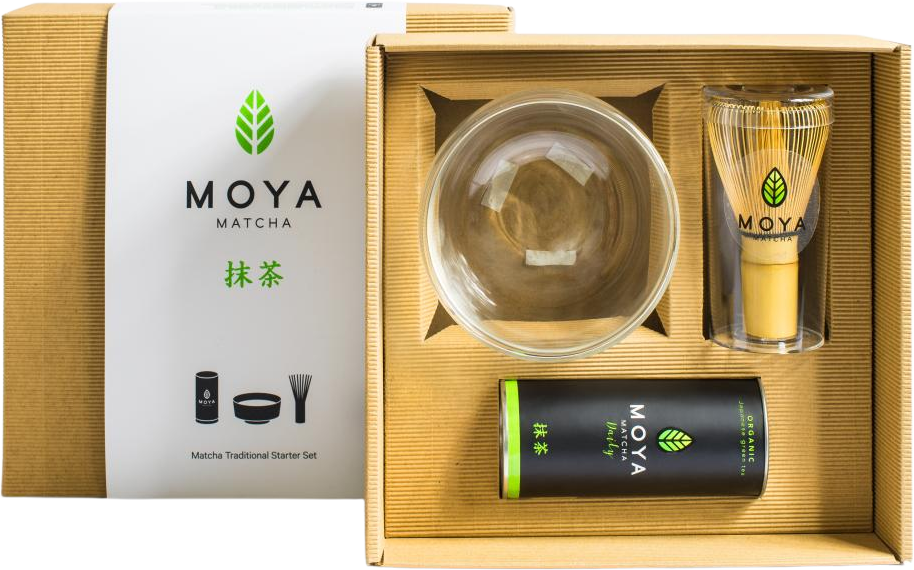 Moya Starter Set Matcha Daily & Skleněná miska