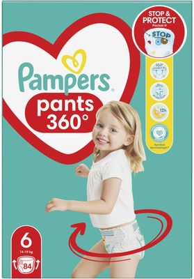Pampers Active Baby Pants Kalhotkové plenky vel. 6, 14-19 kg, 84 ks