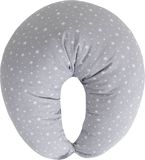 Ceba Baby Polštář na kojení Huggy Basic Grey Stars