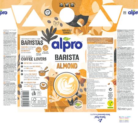 Alpro BARISTA Mandlový nápoj 750 ml