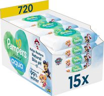 Pampers Dětské vlhčení uborusky, Harmonie Aqua 720 ks