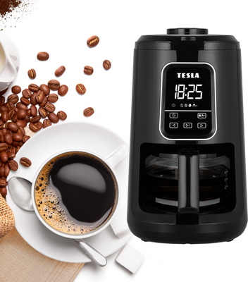 Tesla CoffeeMaster ES400 - kávovar s mlýnkem