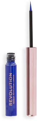 Revolution Super Flick Liquid Eyeliner Blue oční linka 2.4 ml