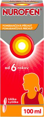 Nurofen pro děti 4% 40mg/ml Pomeranč 100 ml