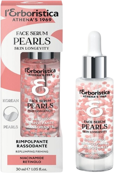 Erboristica Pearls Skin Longevity Vyplňující a zpevňující pleťové sérum s korejskými perlami 30 ml