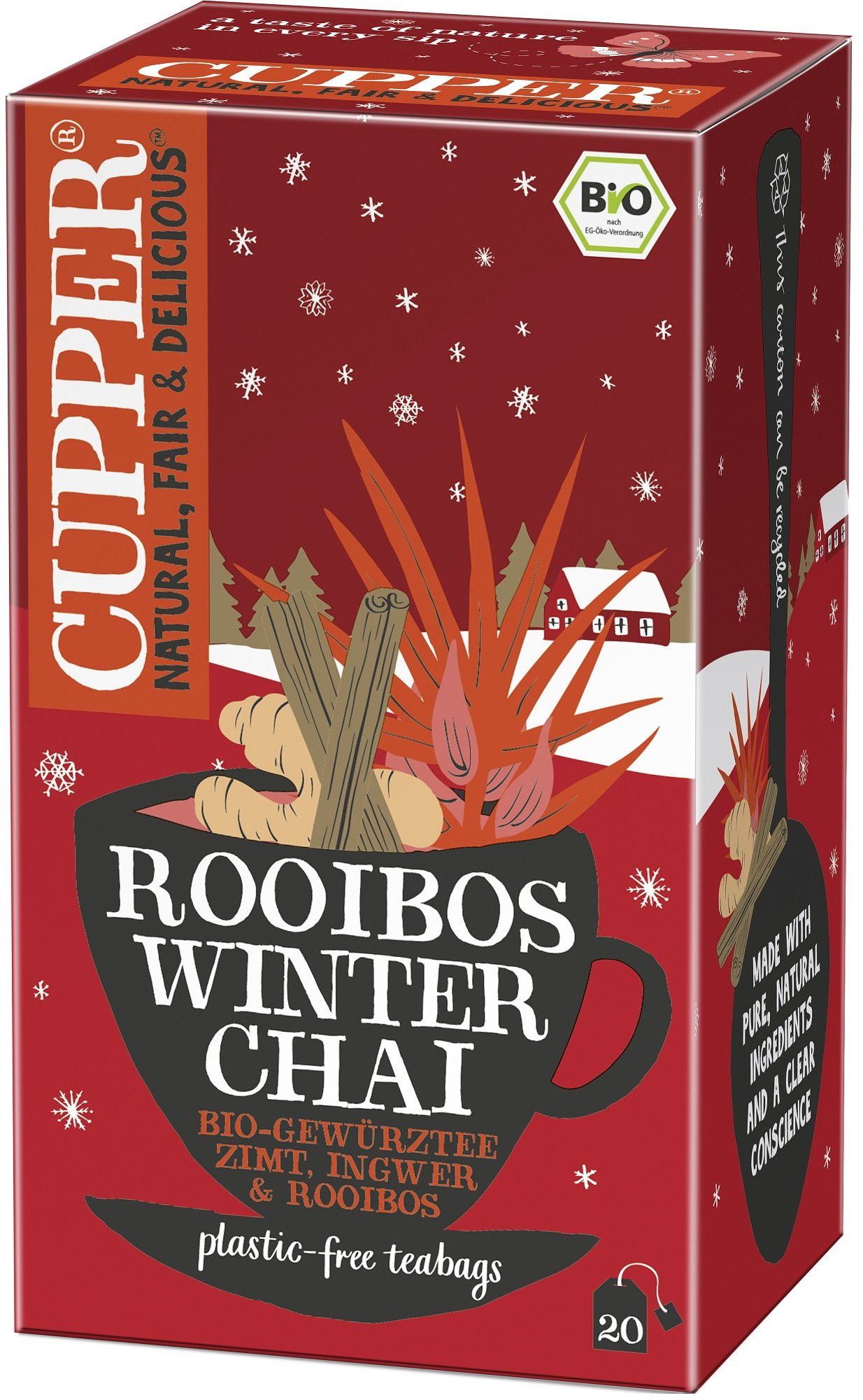 Cupper BIO Rooibos Winter 20 x 1.75 g