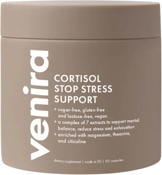 Venira Cortisol stop stress support 60 kapslí