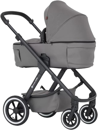 Petite&Mars Kočárek kombinovaný ICON 2v1 Dove Grey LITE RWS + Core Pro i-Size Black Grey + Báze