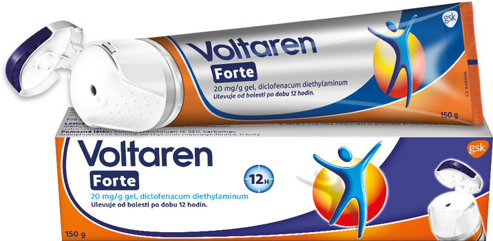 Voltaren Forte 2,32% gel účinek 12 hodin 150 g