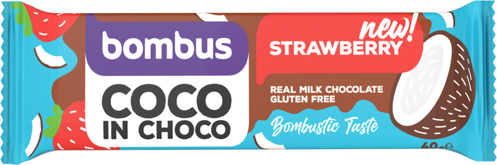 Bombus COCO IN CHOCO STRAWBERRY 40 g