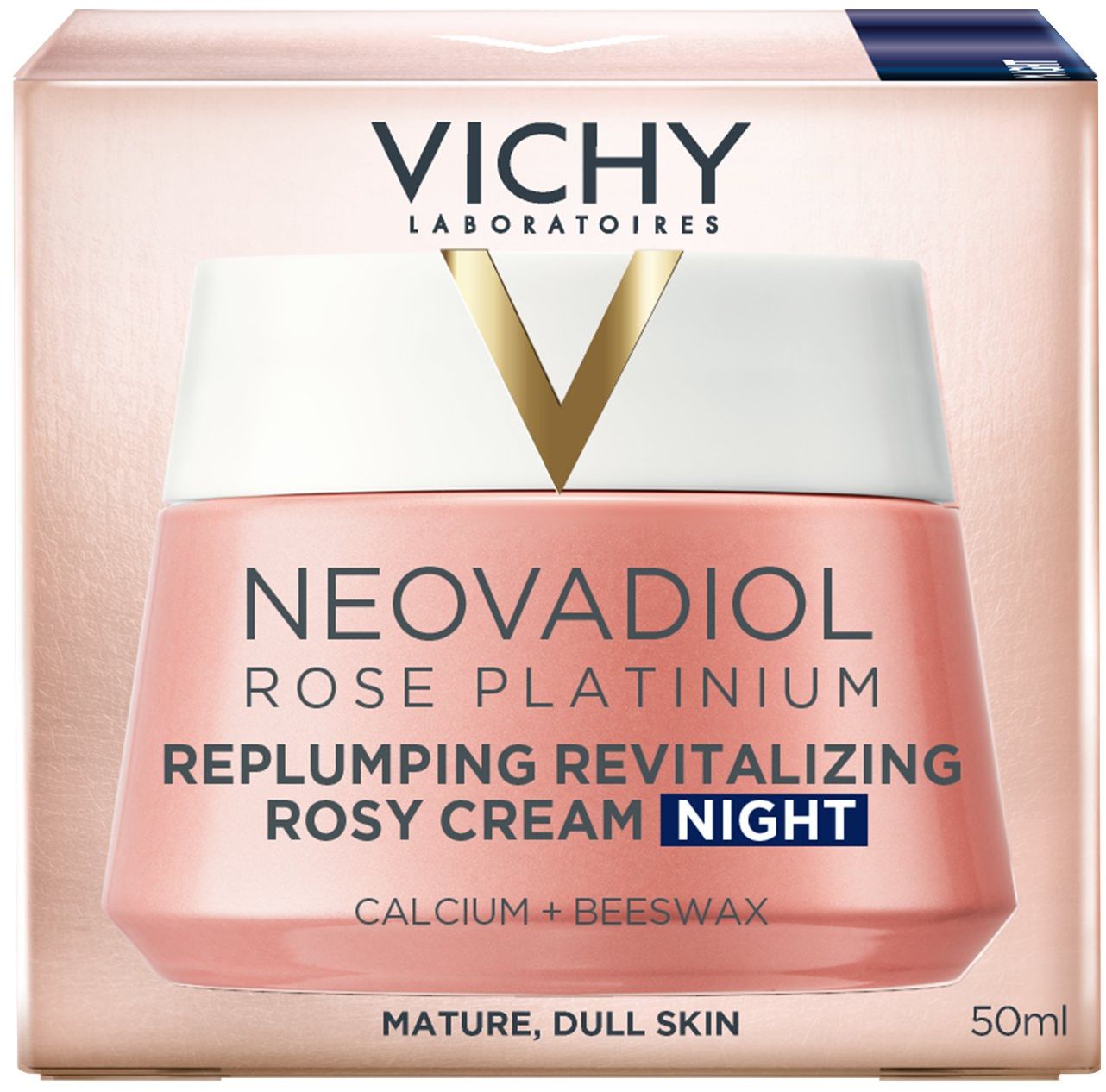 Vichy Neovadiol Rose Platinum revitalizační a obnovující noční péče 50 ml