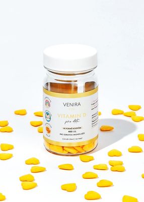 Venira vitamin D pro děti pomeranč 120 ks