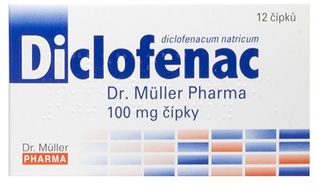 Dr.Muller Diclofenac 100 mg čípky 12 ks