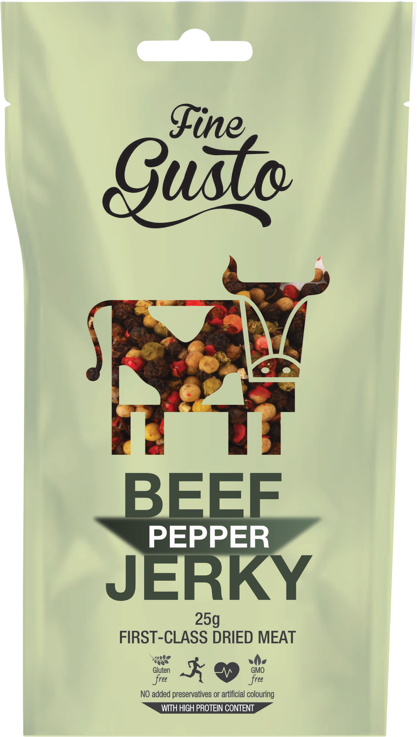 Fine Gusto Hovězí Jerky pepř 25 g