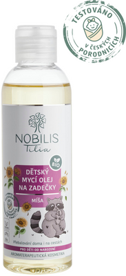 Nobilis Tilia Dětský mycí olej na zadečky Míša 200 ml