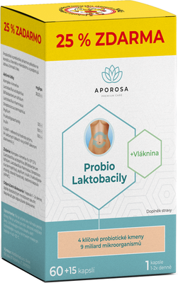 Aporosa Probio Laktobacily 75 kapslí