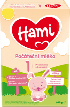 Hami 1 počáteční kojenecké mléko 600 g