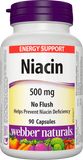 Webber Naturals Niacin 500mg 90 kapslí