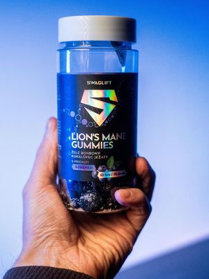 Swaglift Lion´s mane gummies s příchutí borůvky 60 ks