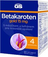 GS Betakaroten gold 15mg 120 kapslí