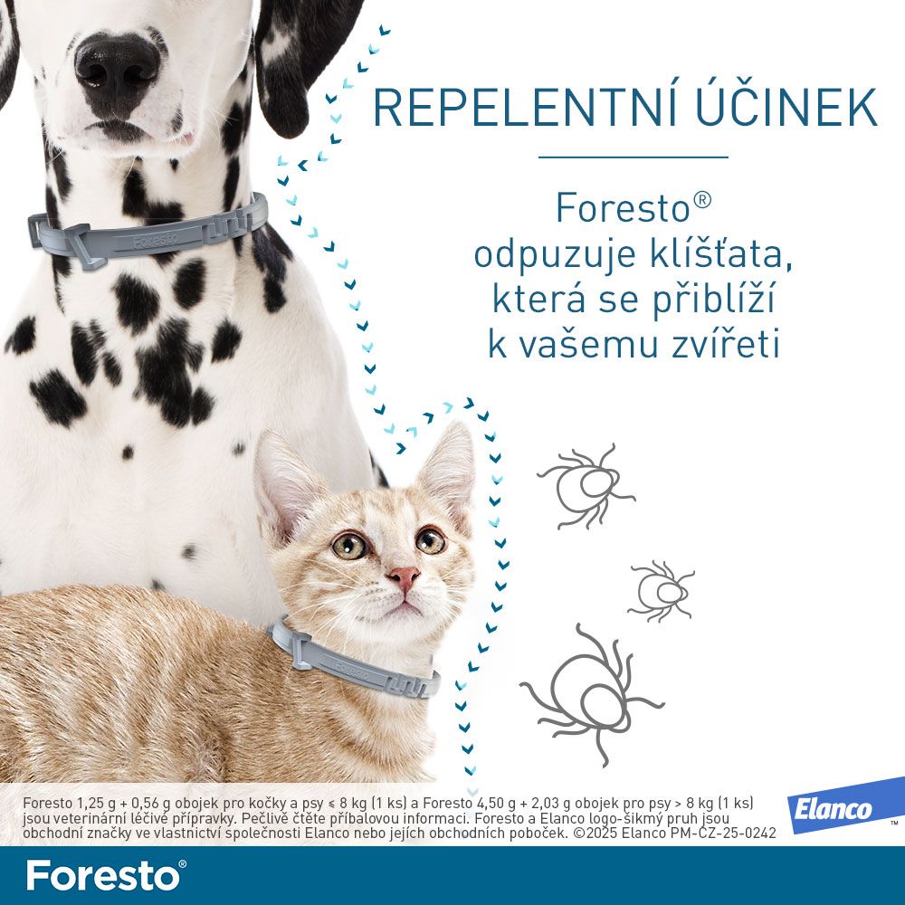 Foresto Obojek pro psy nad 8 kg 70 cm