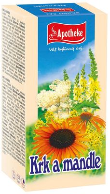 Apotheke Krk a mandle čaj 20 x 1.5 g