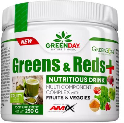 Amix Greens & Reds +, Fruity 250 g