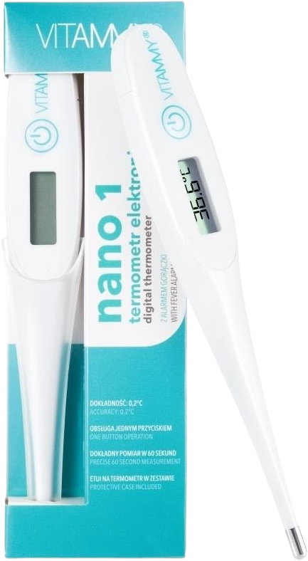 Vitammy Nano 1 Digitální teploměr nové generace s alarmem horečky