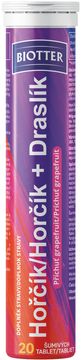 Biotter Hořčík + Draslík grapefruit 20 šumivých tablet