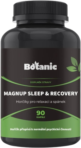 Botanic MagnUp Sleep & Recovery - Hořčíky pro relaxaci a spánek 90 kapslí