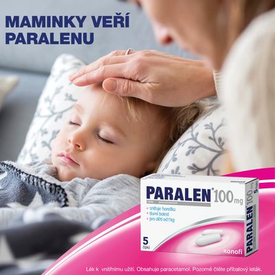 Paralen 100mg 5 čípků