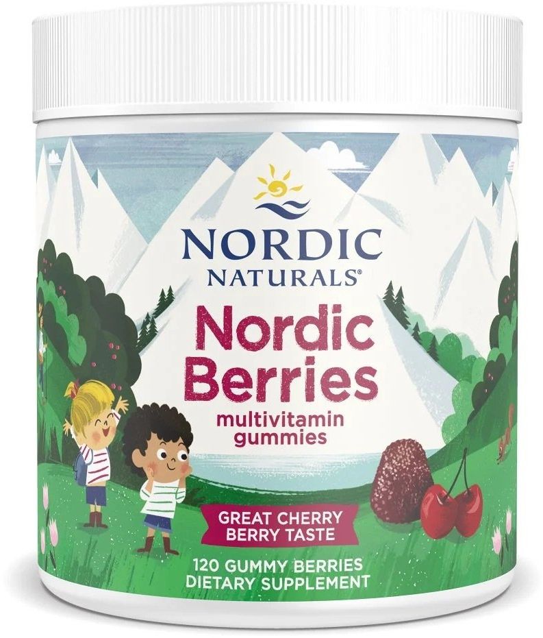 Nordic Naturals Multivitamin pro děti třešeň 120 ks