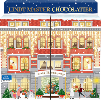 Lindt Adventní Kalendář Vánoční Továrna 304 g