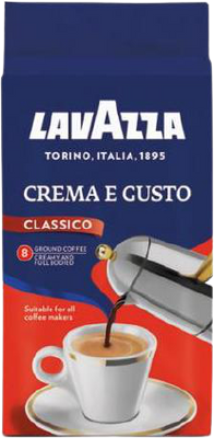 Lavazza Crema e Gusto mletá káva 250 g