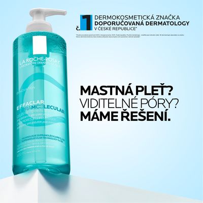 La Roche-Posay Effaclar Supramolecular Zmatňující čisticí gel na mastnou pleť 200 ml