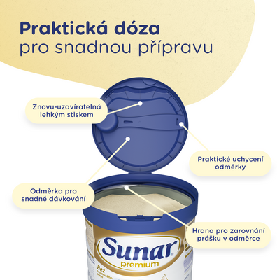 Sunar Premium 4 batolecí mléko 700 g