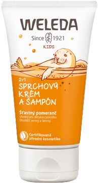 Weleda Sprchový krém a šampon 2v1 Šťastný pomeranč 150 ml