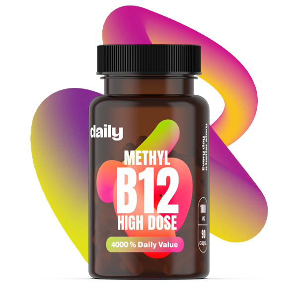 Denný vitamín Methyl B12 vo vysokej dávke, 90 kapsúl