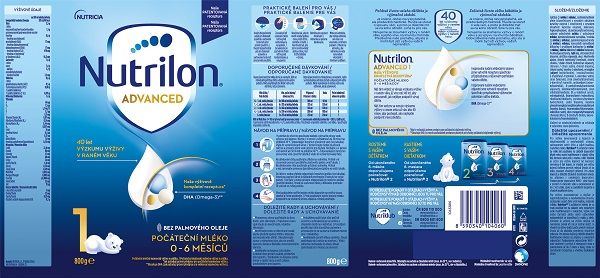 Nutrilon Nutrilon Advanced 1 počáteční kojenecké mléko 800 g